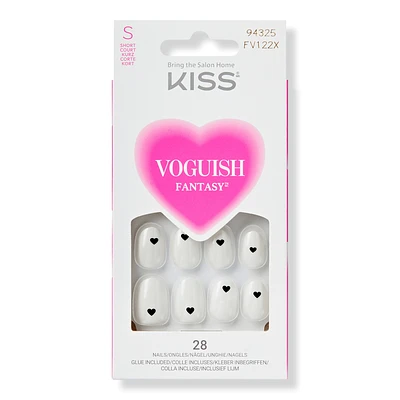 Kiss Voguish Fantasy It's Love Valentine's Day Press On Nails