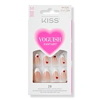 Kiss Voguish Fantasy Love Rain Valentine's Day Press On Nails