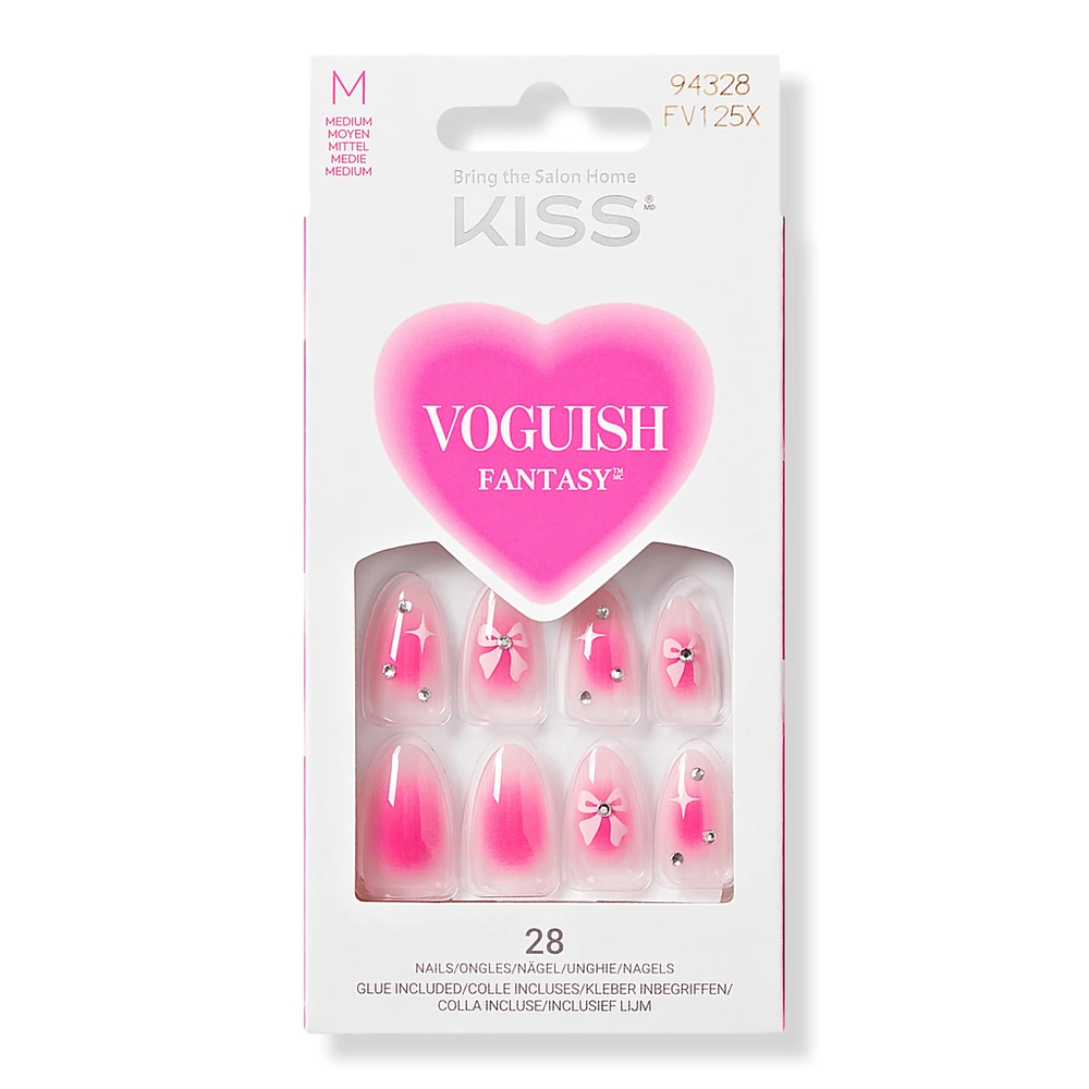 Kiss Voguish Fantasy Hobby Valentine's Day Press On Nails