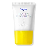 Supergoop! Mini Unseen Sunscreen SPF 50 Invisible Sun Protection for Face