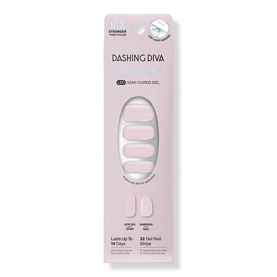Glaze Color Semi-Cured Gel Nail Strips - Whisper