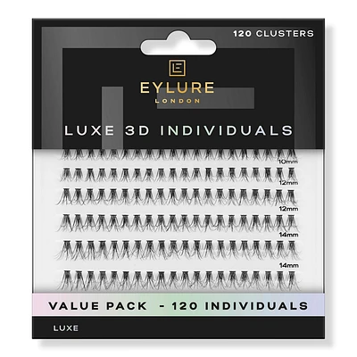 Eylure 3D Luxe Individual Eyelashes Value Pack