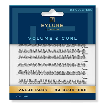 Eylure Volume & Curl Eyelash Clusters Value Pack