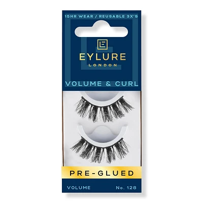 Eylure Volume & Curl No. 128 Pre-Glued Eyelashes