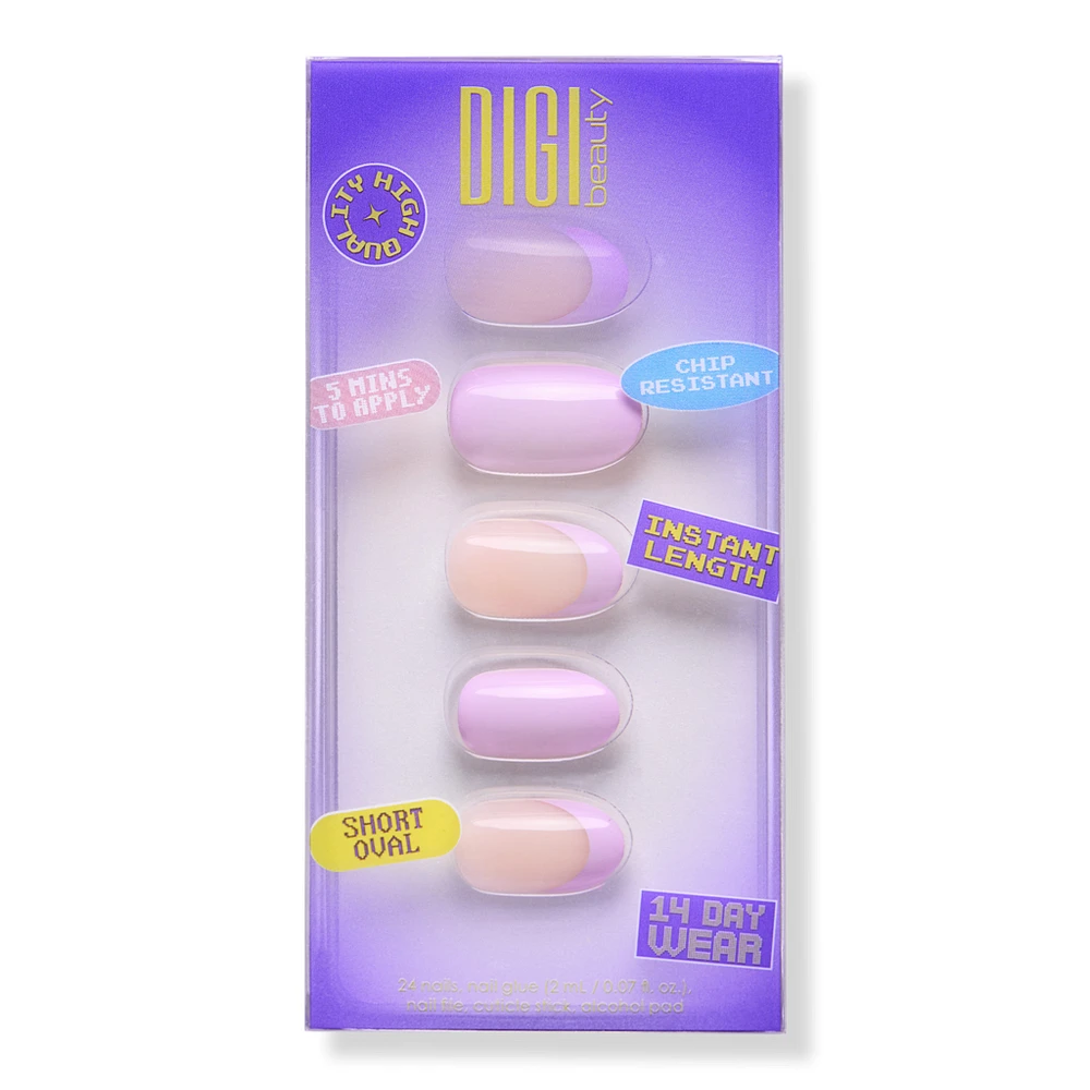 DIGI Beauty Purple People Press-On Nails