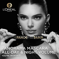 Panorama Volumizing All Night Black 24-Hour Wear Washable Mascara - All Night Black