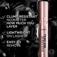 Paradise Big Deal Volumizing and Lengthening Washable Mascara