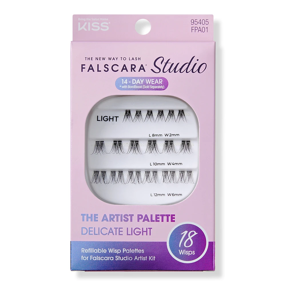 Kiss Falscara Studio Palette Lash Extension Refill Kit