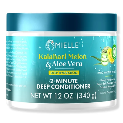 Mielle Kalahari Melon & Aloe Vera Deep Hydration 2-Minute Deep Conditioner