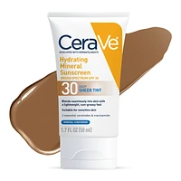 Hydrating Mineral Sunscreen Face Lotion with Sheer Tint SPF 30