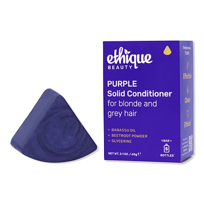 Ethique Beauty Purple Solid Conditioner Bar