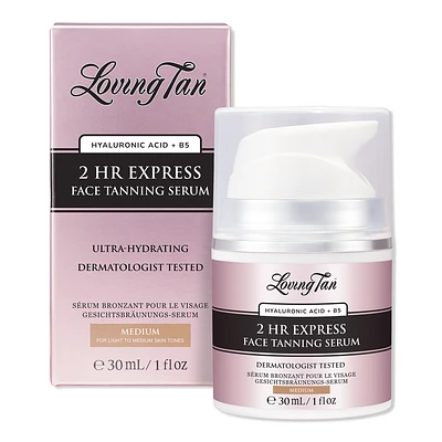 2 HR Express Face Tanning Serum - Medium