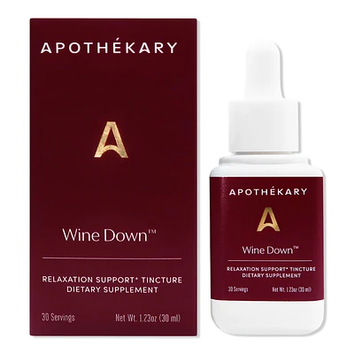 Apothekary Wine Down Relaxation Support Tincture