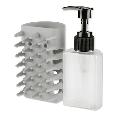 Tweezerman Pet 2-In-1 Shampoo-Dispensing Bath Brush