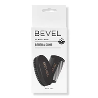 BEVEL Premium Comb and Brush Set