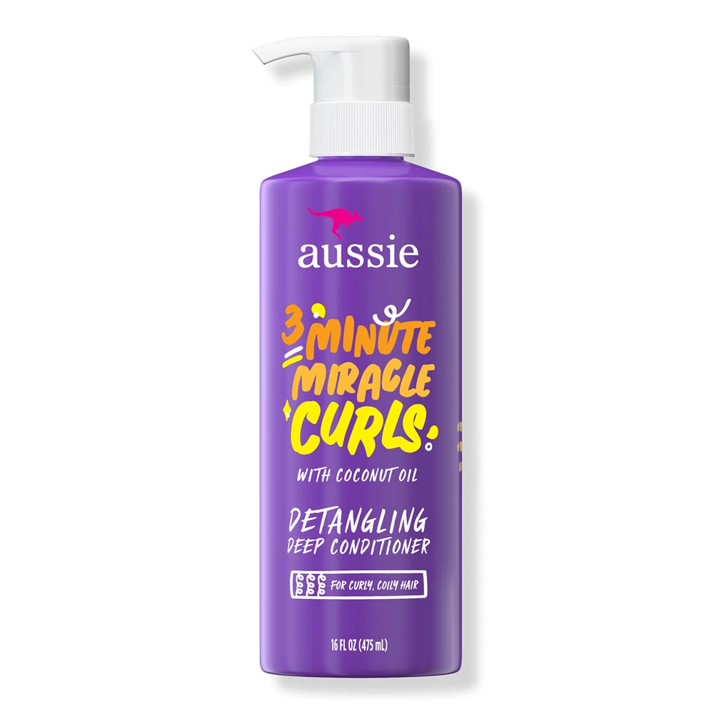 Aussie 3 Minute Miracle Curls Detangling Deep Conditioner Treatment