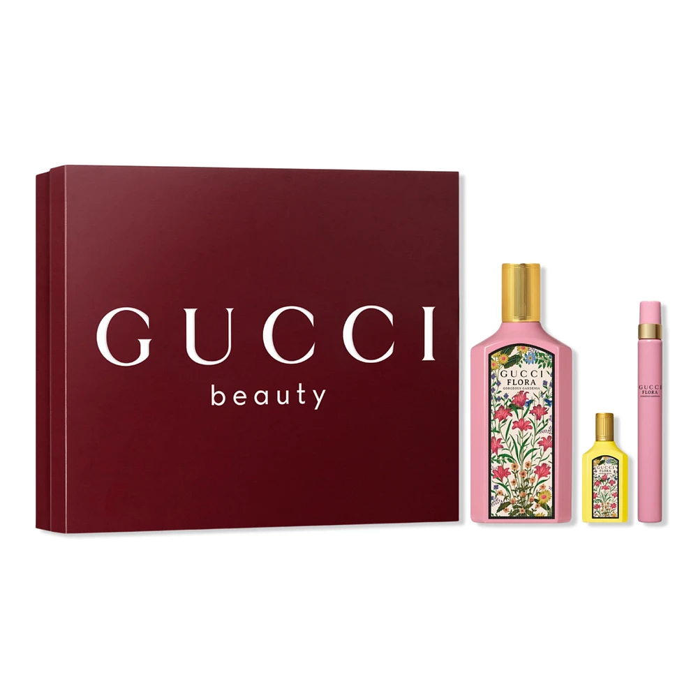 Gucci Flora Gorgeous Eau de Parfum 3 Piece Gift Set