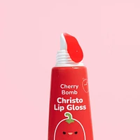 Squishmallows Key Chain High Shine Lip Gloss - Christo Chili Pepper