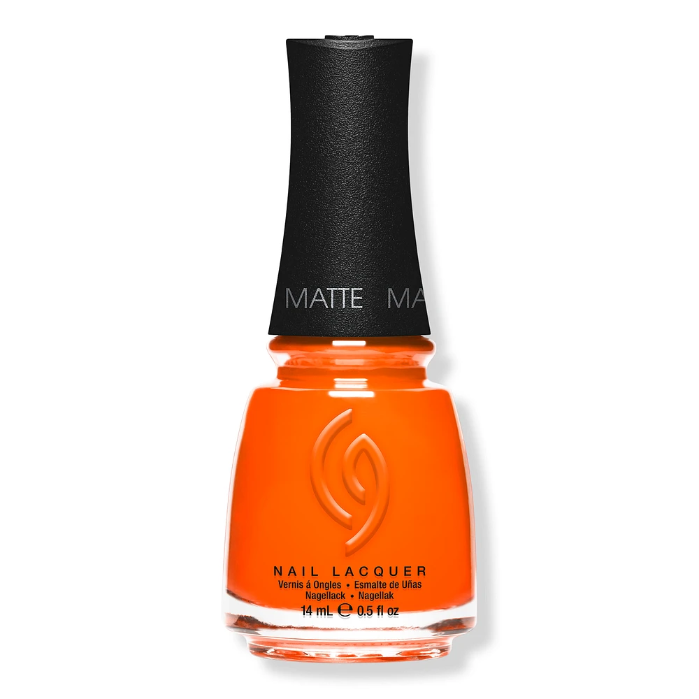 Mega Pigment Nail Lacquer, Mattes - Orange Knockout