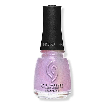 Mega Pigment Nail Lacquer, Holographics - Shimmer & Bare It