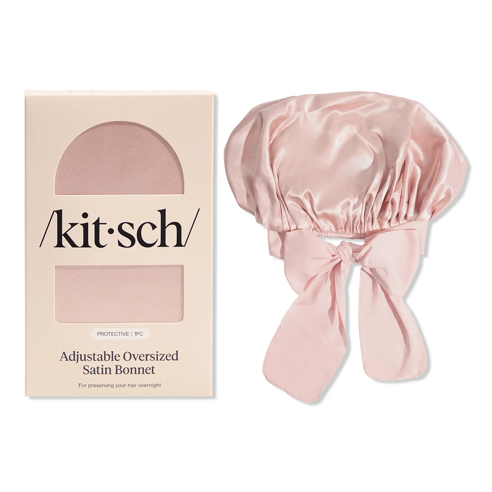 Adjustable Oversized Satin Bonnet