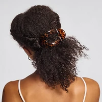 Tortoise Cloud Flat Claw Clip