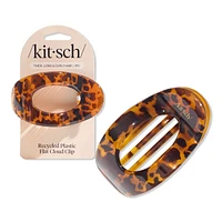 Tortoise Cloud Flat Claw Clip