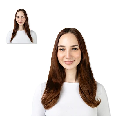 16" Clip-in Human Hair Extensions - Gingerbread