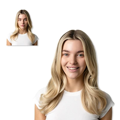 16" Clip-in Human Hair Extensions - Toasted Marshmallow