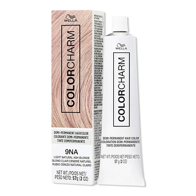 Colorcharm Demi-Permanent Cream Hair Color - 9NA Light Natural Ash Blonde