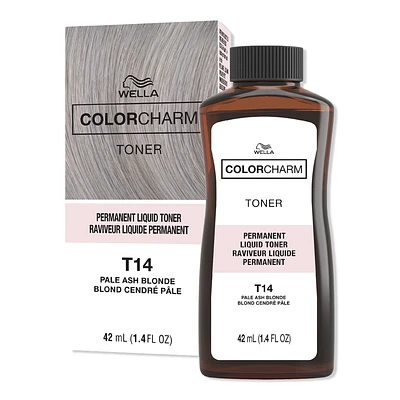 Colorcharm Permanent Liquid Hair Toner - T14 Pale Ash Blonde
