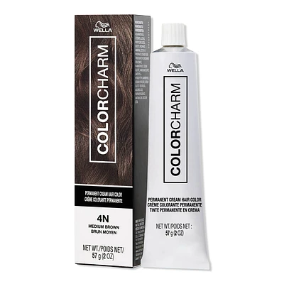 Colorcharm Permanent Cream Hair Color - 4N MEDIUM BROWN