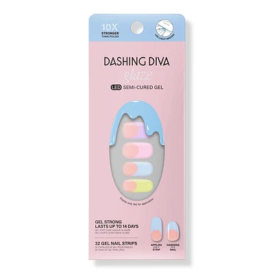 Glaze Semi-Cured Gel Art Summer Collection - Pastel Baby
