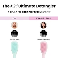 The Mini Ultimate Detangler for Fine Hair - Jade Lagoon