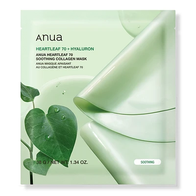 Heartleaf 70 Soothing Collagen Mask - 1 ct