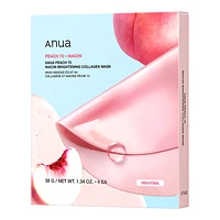 Peach 70 Niacin Brightening Collagen Mask - 4 ct
