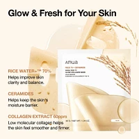 Rice 70 Glow Collagen Mask - 4 ct