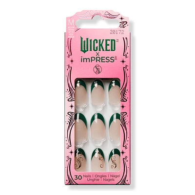 WICKED X imPRESS Press On Nails - Always Been Green