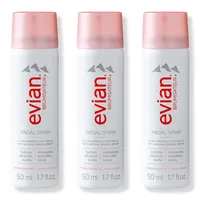 Evian Mineral Spray Natural Mineral Water Facial Spray Travel Trio