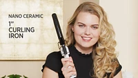 Pro Artist Nano Ceramic Curling Irons For Smooth, Shiny Hair