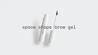 Space Shape Brow Gel - clear