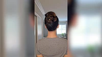 Tortoise Cloud Flat Claw Clip