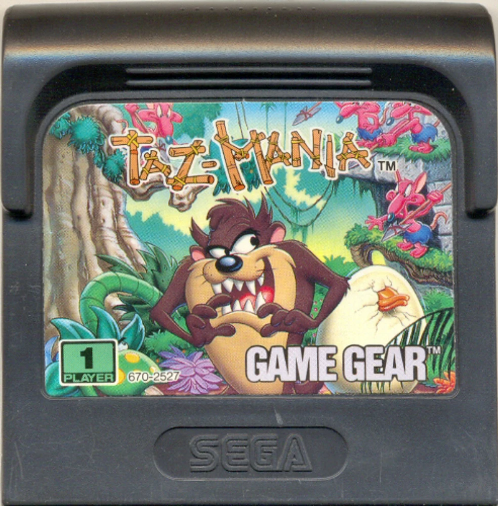 TAZMANIA - Sega Game Gear - USED