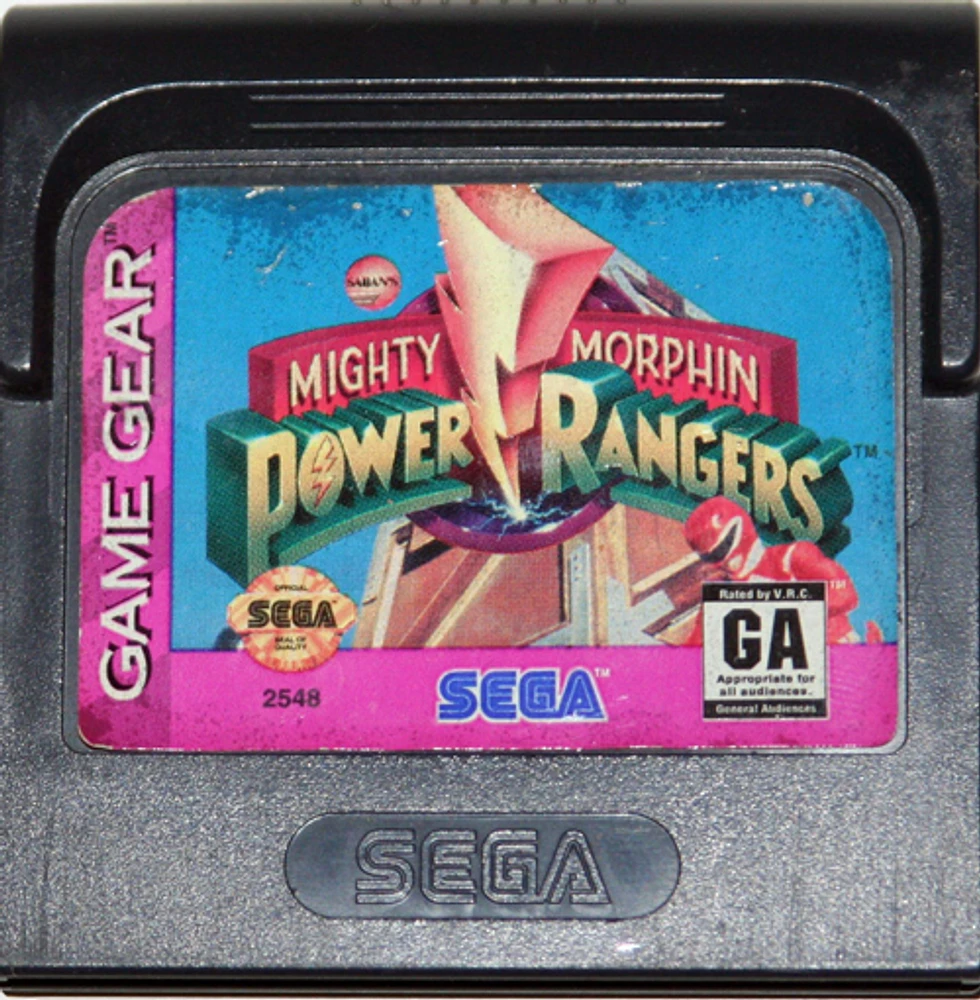 Vintage Stock POWER RANGERS - Sega Game Gear - USED | Hamilton Place