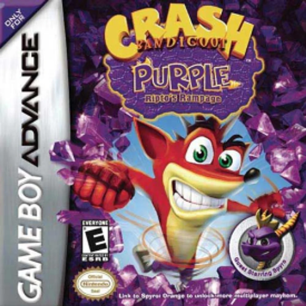 CRASH BANDICOOT:PURPLE - Game Boy Advanced - USED