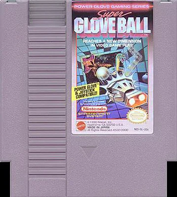 SUPER GLOVE BALL - NES - USED