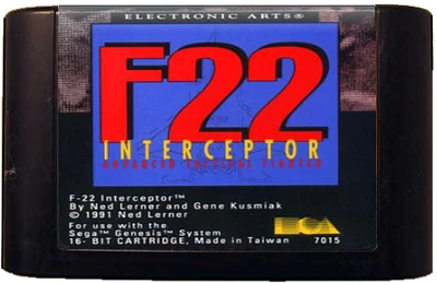 F-22:INTERCEPTOR - Sega Genesis - USED
