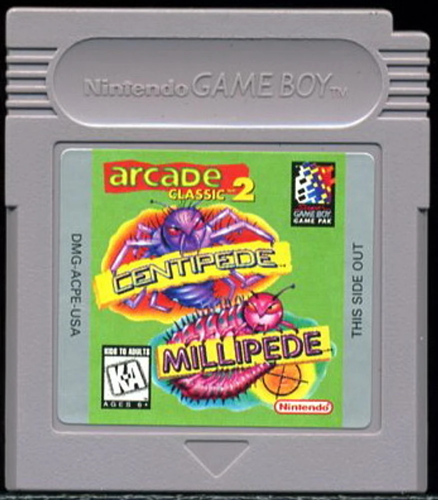 ARCADE CLASSIC 2:CENTEPEDE - Game Boy - USED