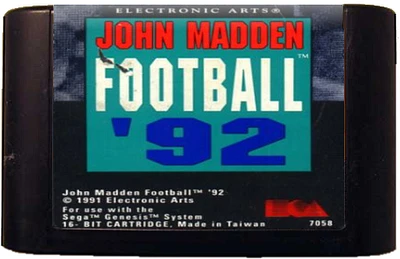 MADDEN NFL - Sega Genesis