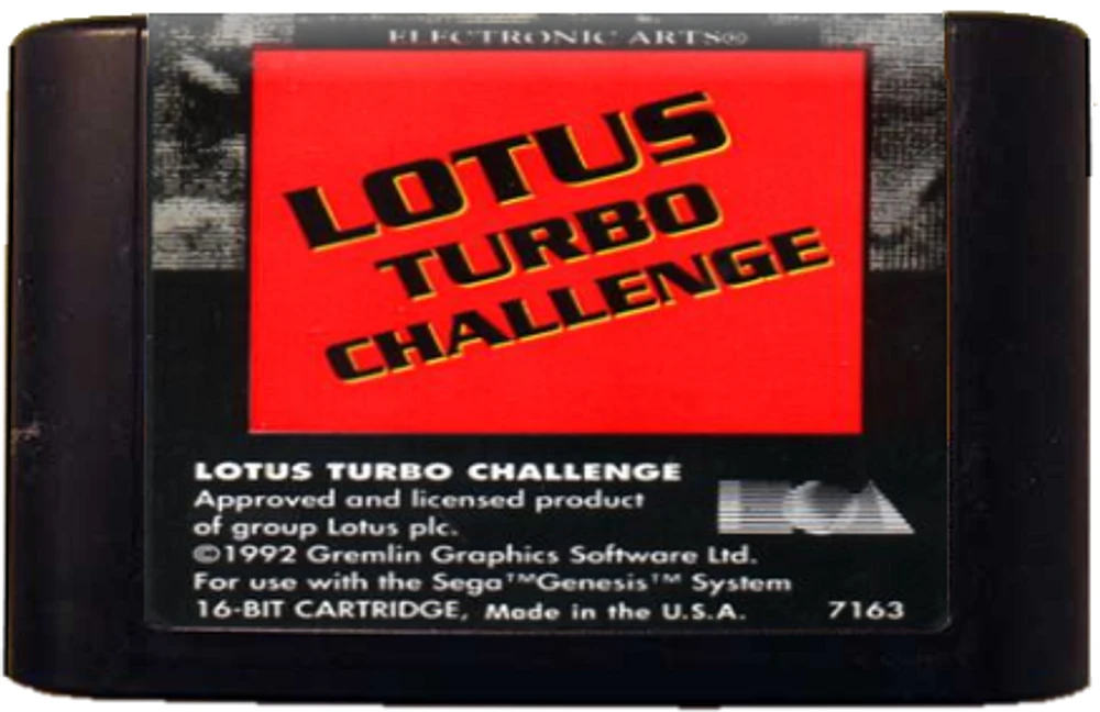 LOTUS:TURBO CHALLENGE - Sega Genesis - USED